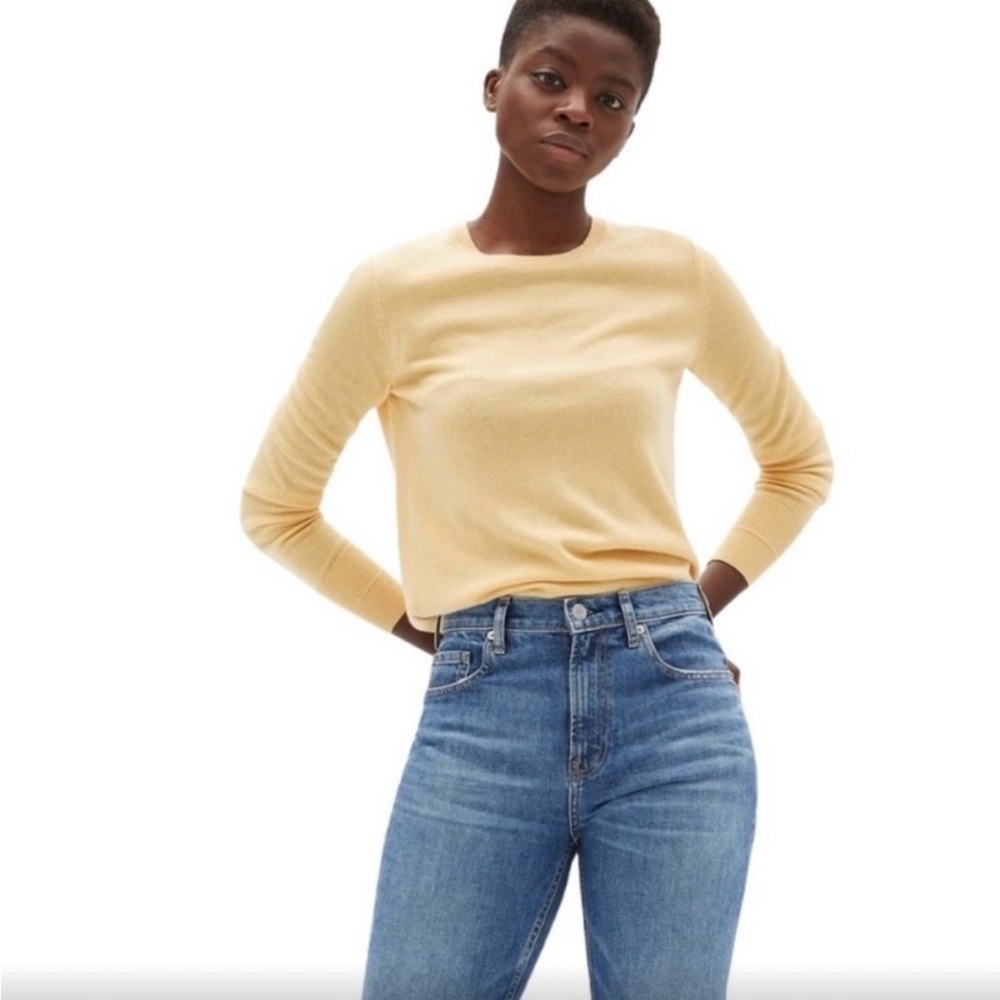 Everlane Original Cheeky Jean - Crop Raw Hem - Size 27 - Picture 2 of 13